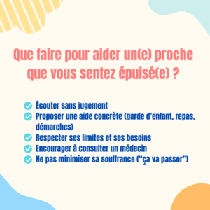 aider proche burn out